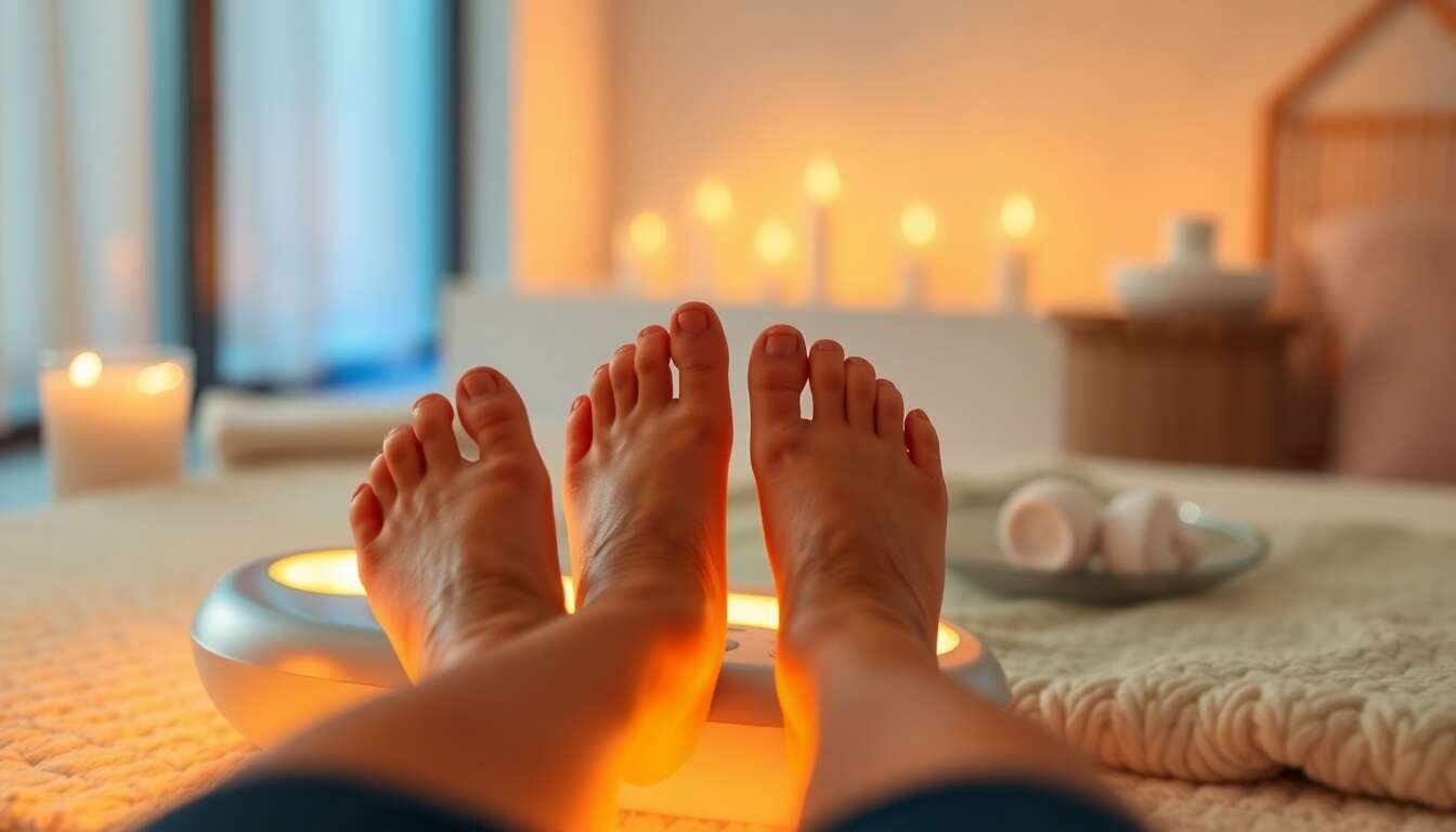 Maintenir le bien-être général des pieds