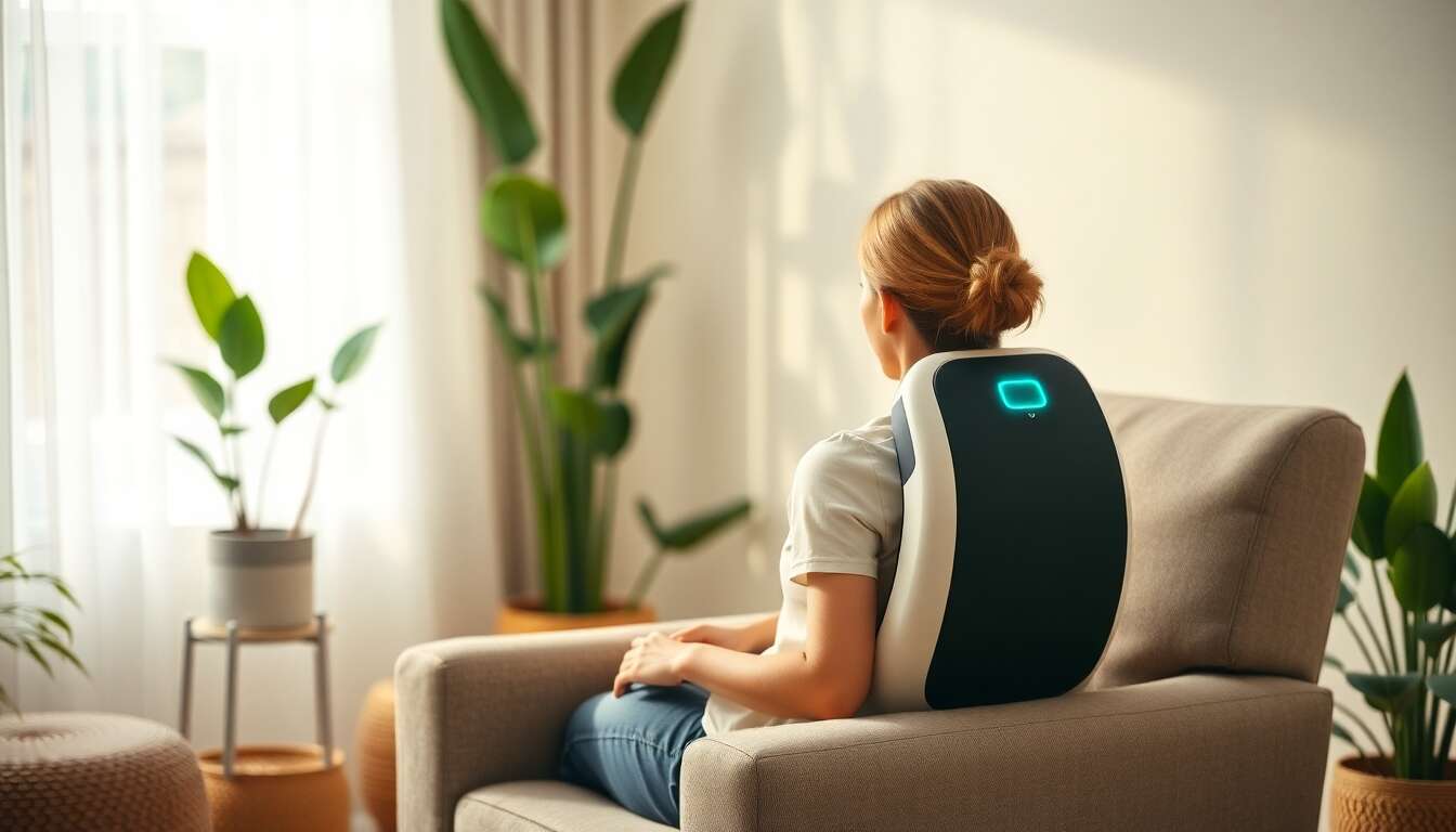 Cibler la zone à masser : dos, cou ou pieds