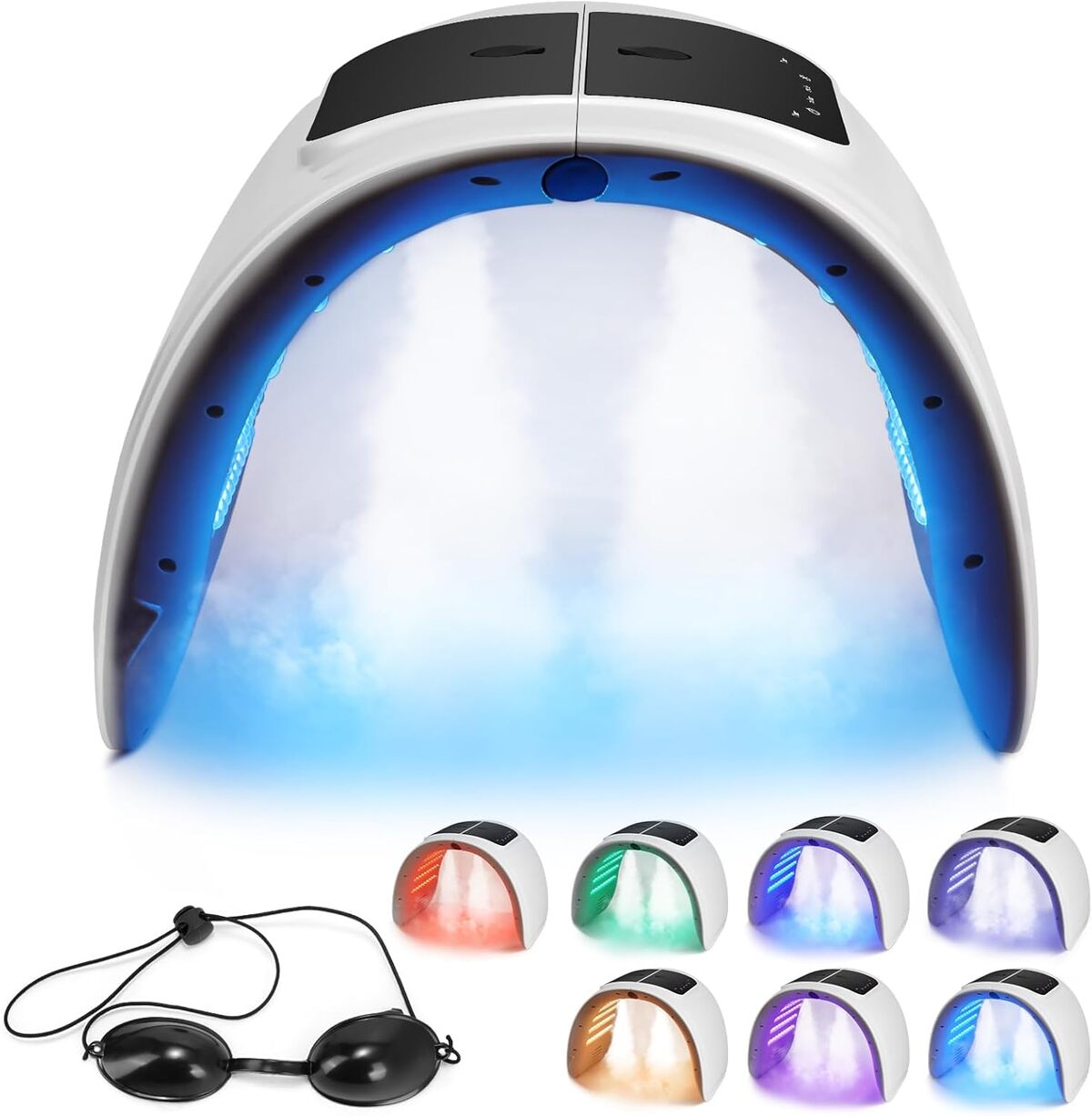 Test du masque LED visage 7 couleurs de luminothérapie