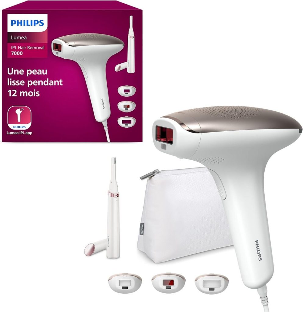 Test Philips Lumea 7000 : épilateur à lumière pulsée complet