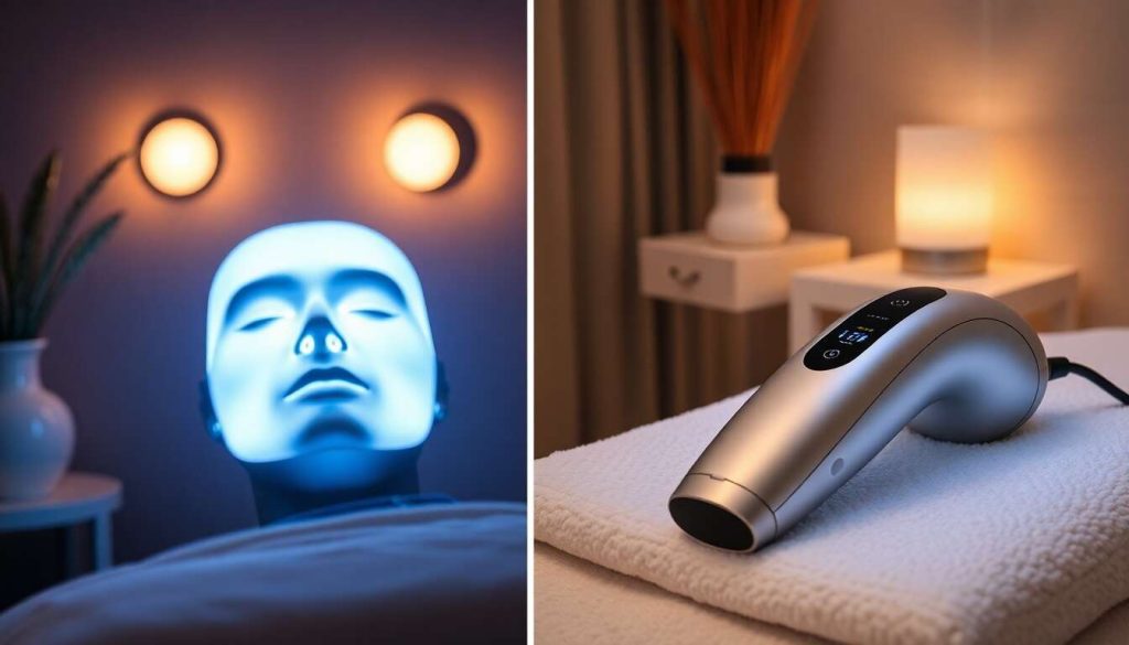 Choisir entre lumière LED et radiofréquence pour sa peau