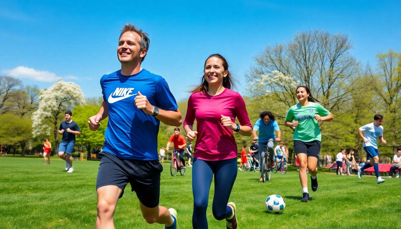 Performances des marques de sport au printemps Performances des marques de sport au printemps