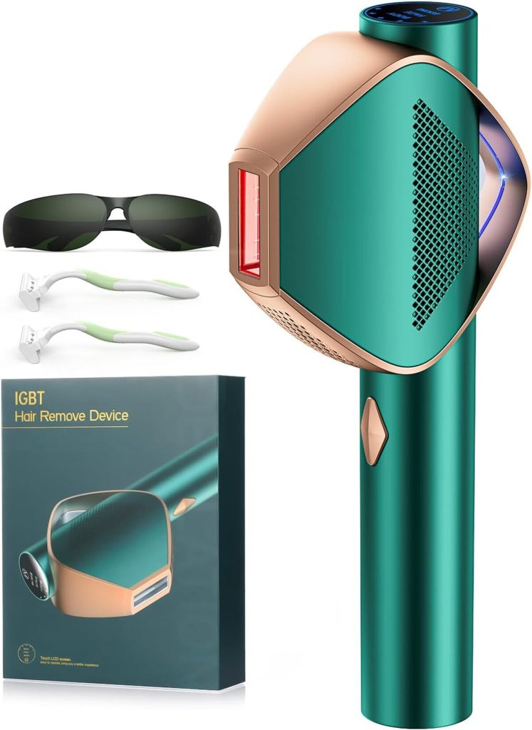 Test de l'épilateur lumière pulsée IPL : efficacité et polyvalence