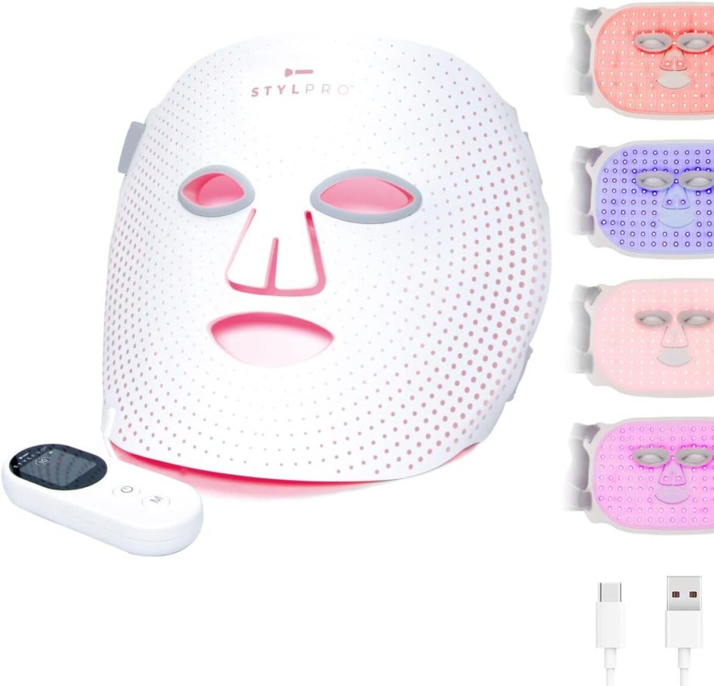 Test du masque facial STYPRO : soins de la peau LED à multi-modes