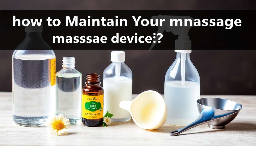 Comment entretenir son appareil de massage ?