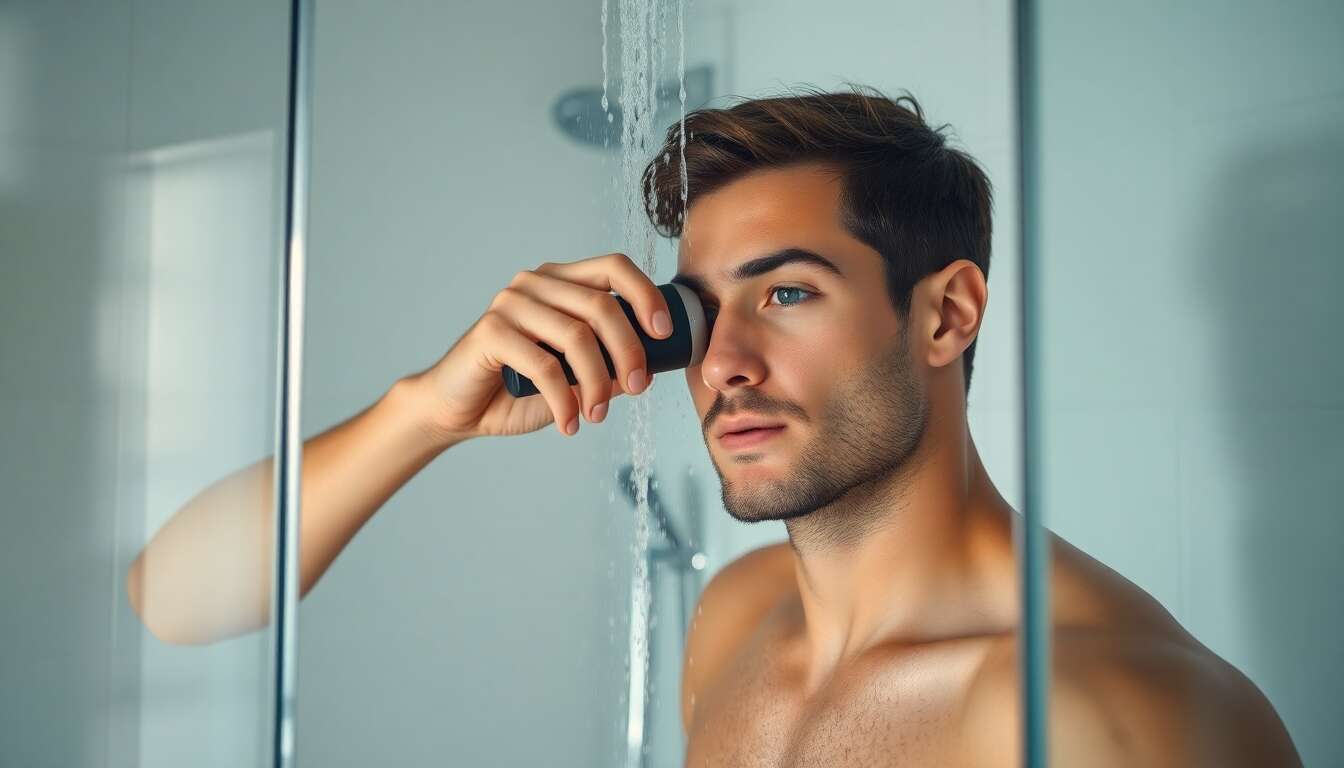 Techniques de rasage sous la douche