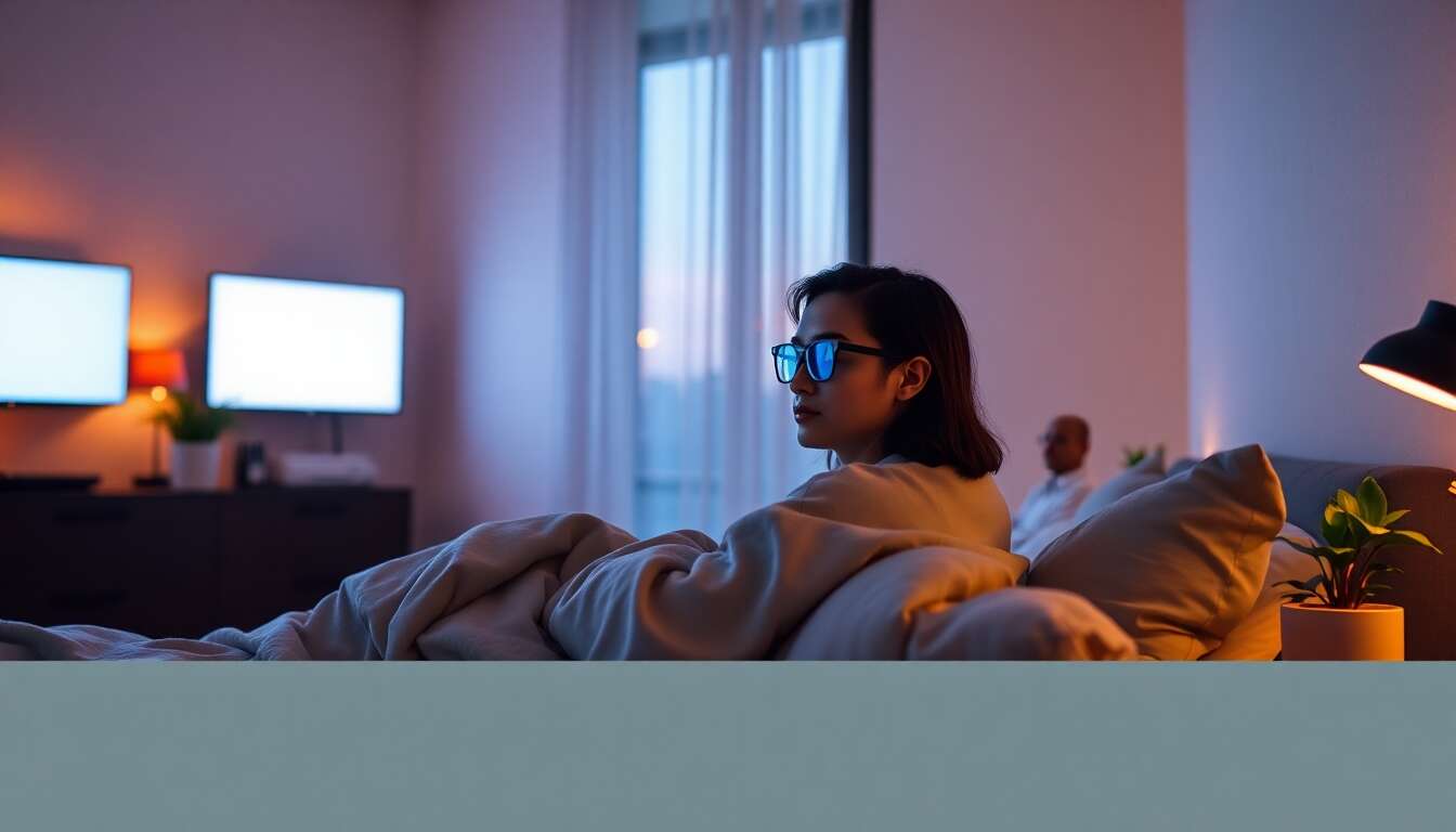 Les dangers de la lumière bleue sur le sommeil