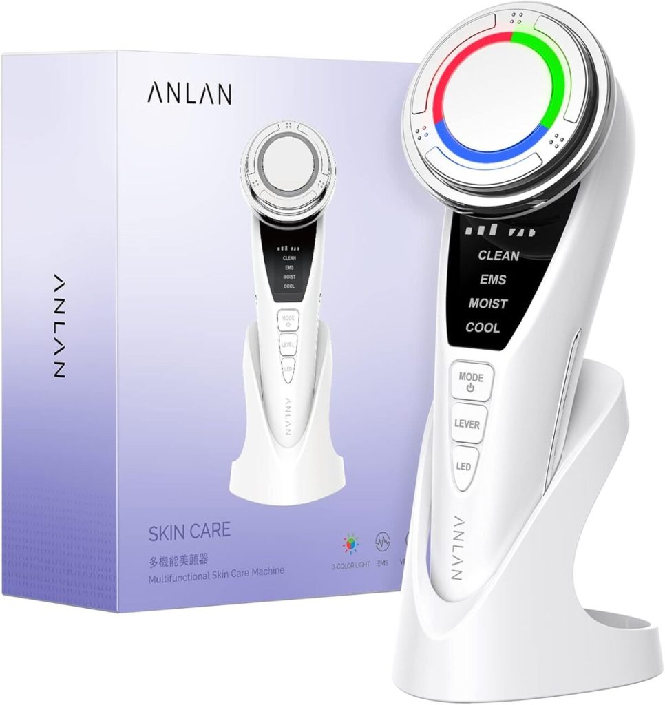 Test de l'appareil anti-rides ANLAN 5 en 1 : soin visage complet