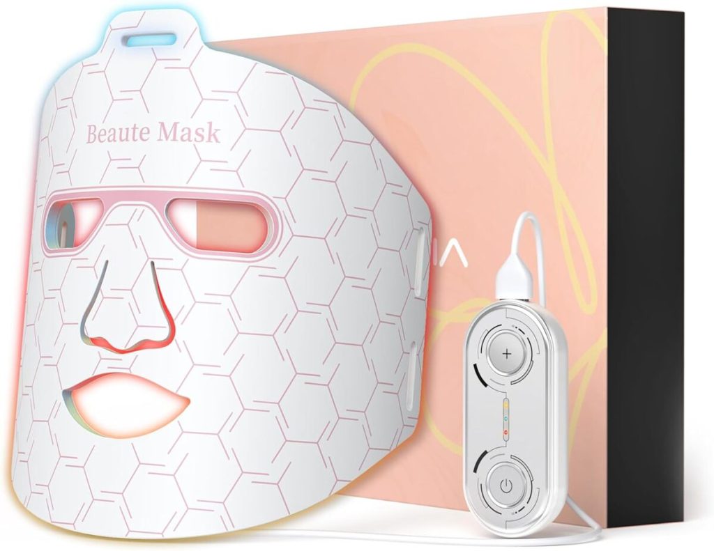 Test du masque visage LED Iborra : thérapie lumineuse à domicile