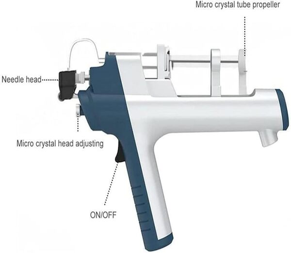 LINCYS Pistolet de Mésothérapie, Mésothérapie Rajeunissement Et Élimination Rides Pistolet Mesotherapie Visage Appareil Resserrement Peau Anti-Rides Rajeunissement Peau
