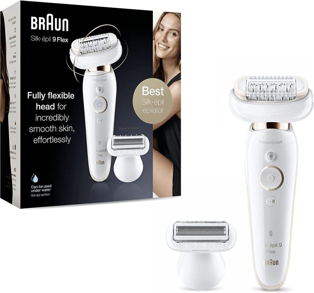 Test : braun Silk-épil 9, épilateur électrique wet & dry avec rulli massaggianti