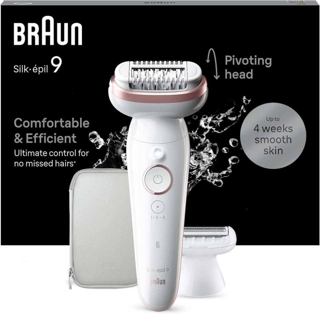 Test : braun Silk-épil 9, épilateur tête pivotante et étanche