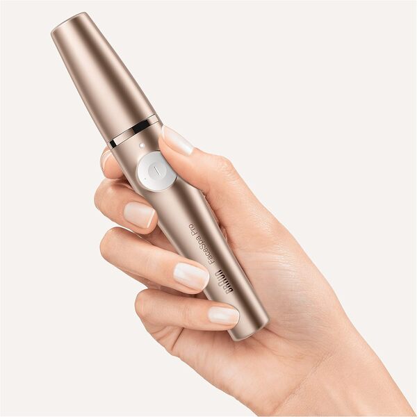 Braun Braun FaceSpa Pro SE921 Épilateur Visage Beauté Tout-en-Un, Brosse Nettoyante Peaux Sensibles et Tête Raffermissante, Bronze, Wht, 1 pièce (paquet de 1)