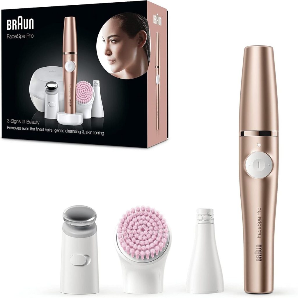 Test : braun FaceSpa Pro SE921, épilateur visage et brosse nettoyante