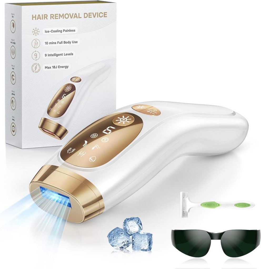 Test de l'épilateur indolore Haarlosy IPL 999, 900 flashes