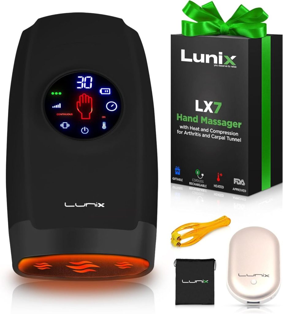 Test : lunix LX7 appareil de massage shiatsu avec écran tactile