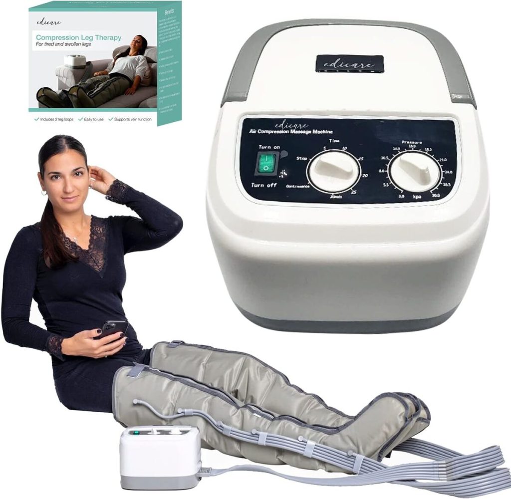 Test des bottes de pressothérapie Edicare : drainage lymphatique et relaxation professionnelle