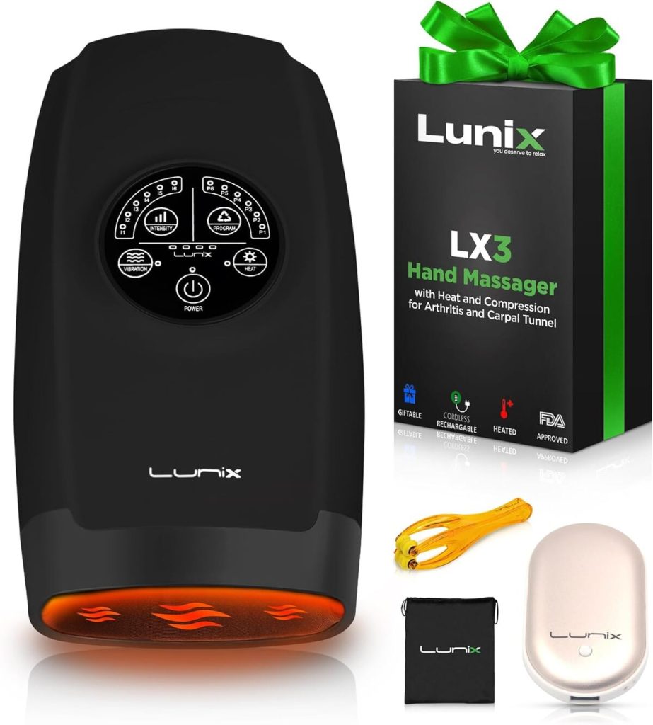 Test du Lunix masseur électrique sans fil : 6 niveaux de pression pour soulager arthrite et douleurs