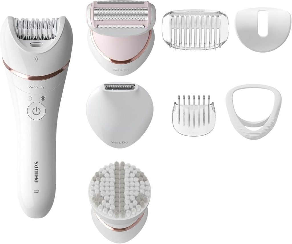Test : épilateur Philips Series 8000 Wet & Dry (BRE735/00)