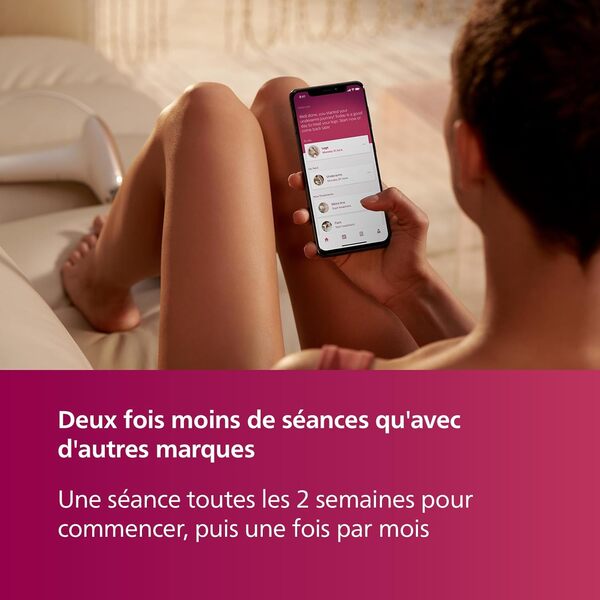 Philips Lumea Advanced IPL Système d'épilation SC1999/00 - Épilation à la lumière pour une peau lisse et durable - 3 embouts pour le visage, le corps et le bikini - Cordon