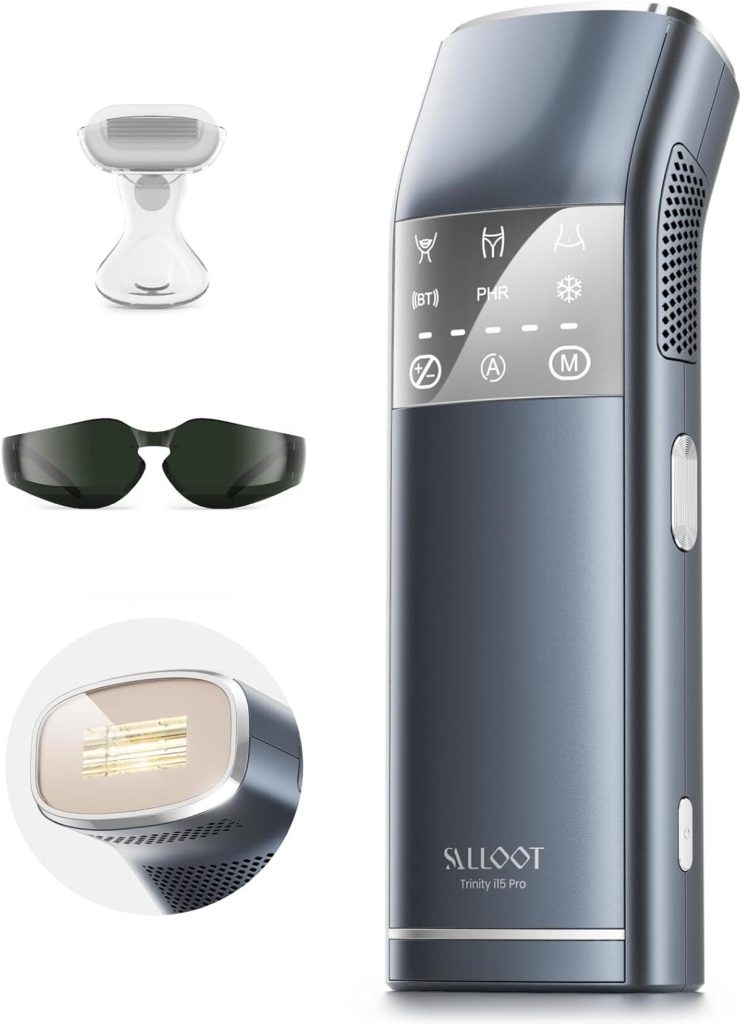 Test de l'appareil d'épilation IPL pour le corps