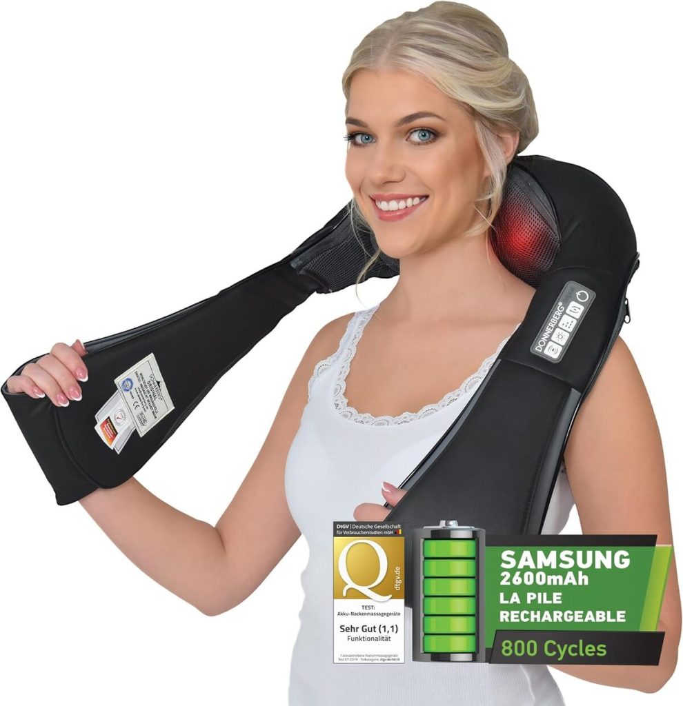 Test du masseur cervical sans fil Donnerberg : l'allié détente parfaite