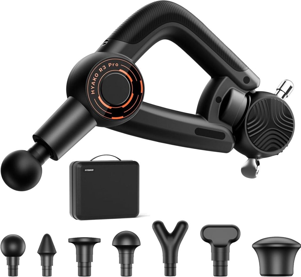 Test du pistolet de massage HYAKO R3 Pro 3 en 1