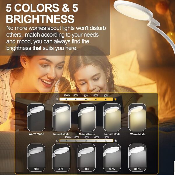 Hottoerak Lampe Luminothérapie, 10000 Lux Lampadaire Rond, 3-en-1 & Télécommande & Contrôle Tactile & Col de Cygne Ajustable, pour la Bureau/Maison [Classe énergétique F]