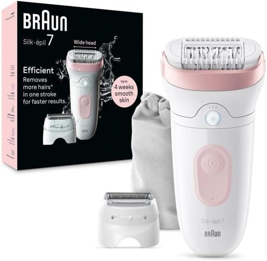 Test : braun Silk-épil 7-030, l'épilateur au style flamant rose