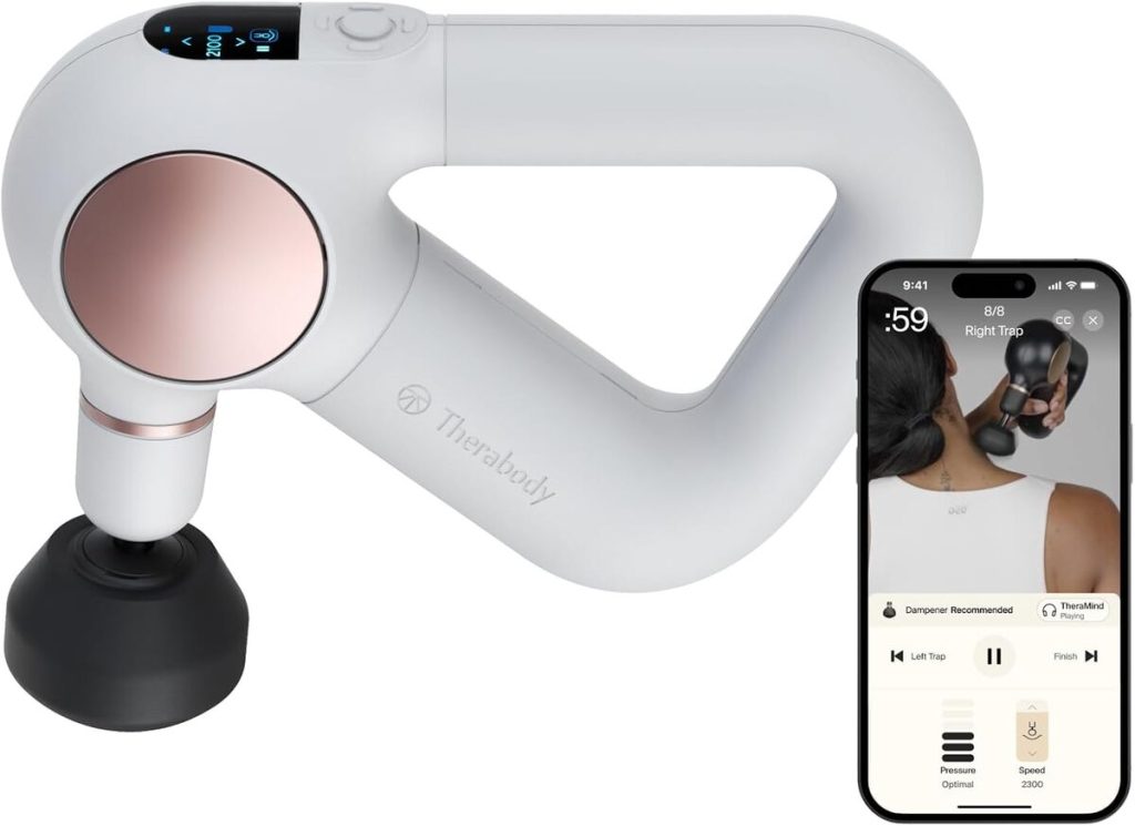 Test du Theragun Sense : pistolet de massage efficace pour douleurs profondes