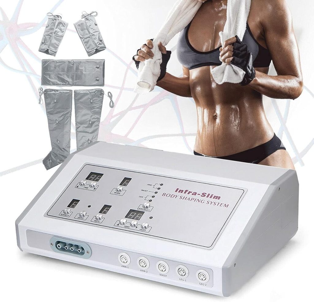 Test de l'appareil de massage lymphatique à pression d'air