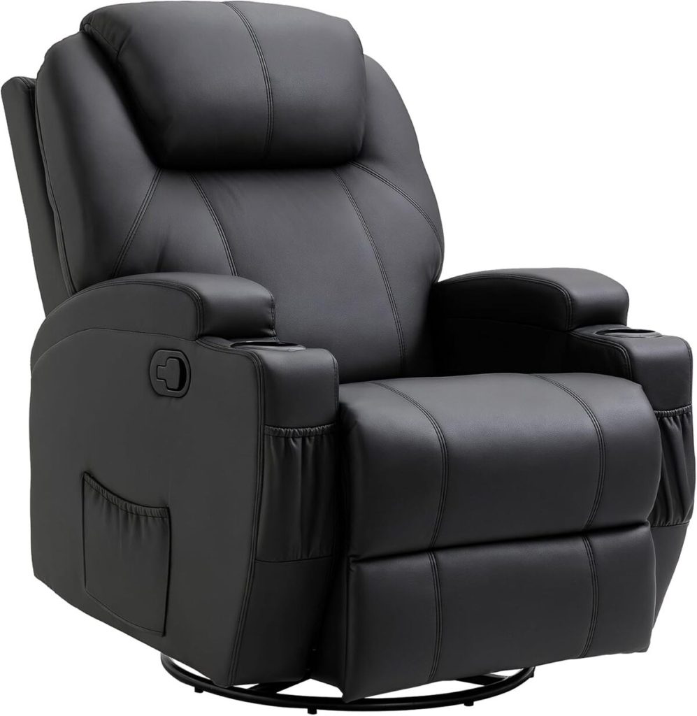 Test du fauteuil massant inclinable HOMCOM noir