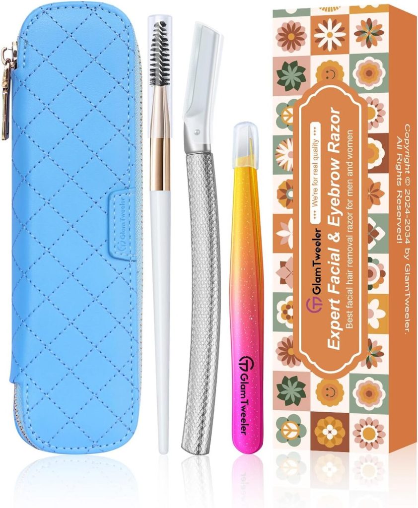 Test du rasoir GlamTweeler visage et sourcils avec recharges suédoises