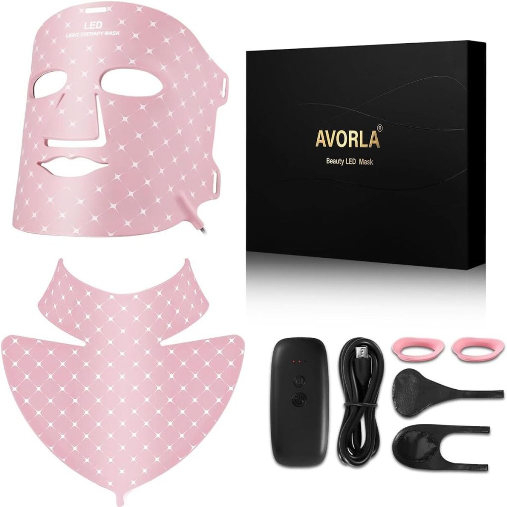 Test : avorla masque LED anti-rides et anti-acné