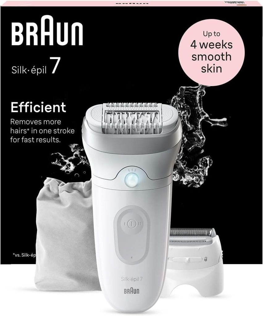 Test : braun Silk-epil 7-041, épilateur humide et sec