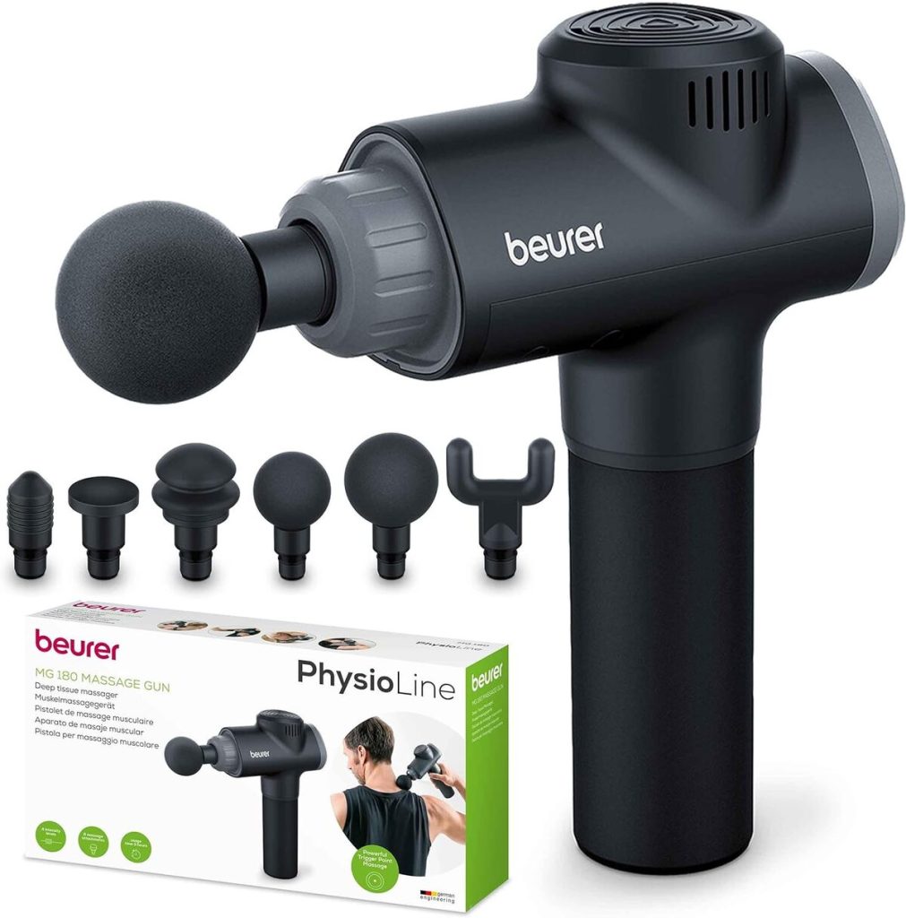 Test du Beurer MG 180 : pistolet de massage polyvalent