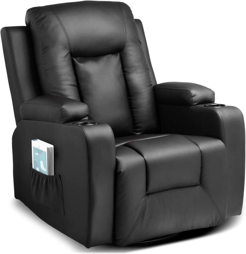 Test du fauteuil de relaxation Comhoma : confort et massage pivotant 360°