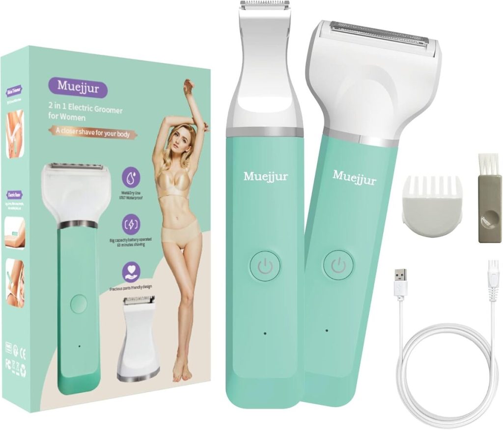 Test du rasoir électrique rechargeable 2 en 1 pour femme