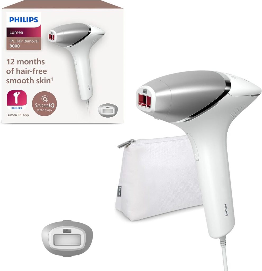 Test : philips Lumea IPL Serie 8000 Prestige avec technologie SenseIQ
