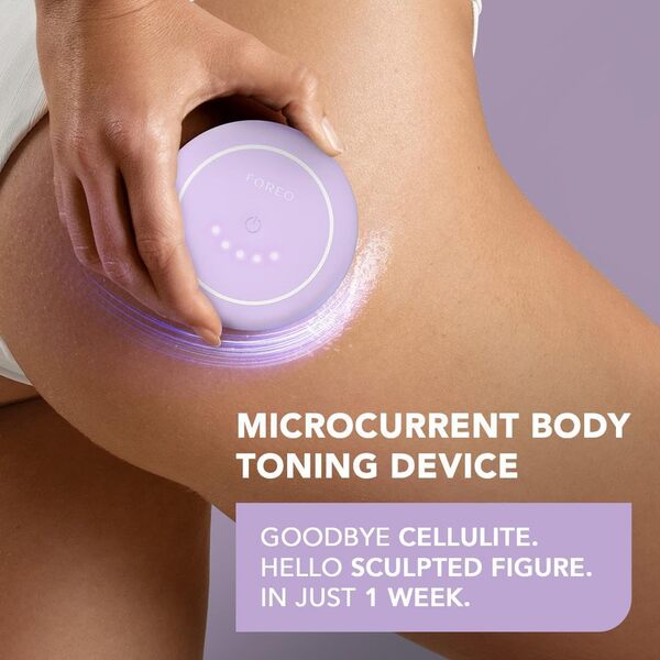FOREO BEAR 2 body Appareil de massage corps sculptant à micro-courant avancé - Anti cellulite et drainage lymphatique - Raffermir, modeler - Appareil massage - Lavender