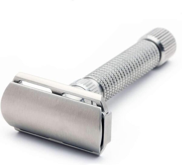 Rex Supply Company, Rex Ambassador Rasoir de sécurité double lame réglable 100 % acier inoxydable Fabriqué à la main aux États-Unis