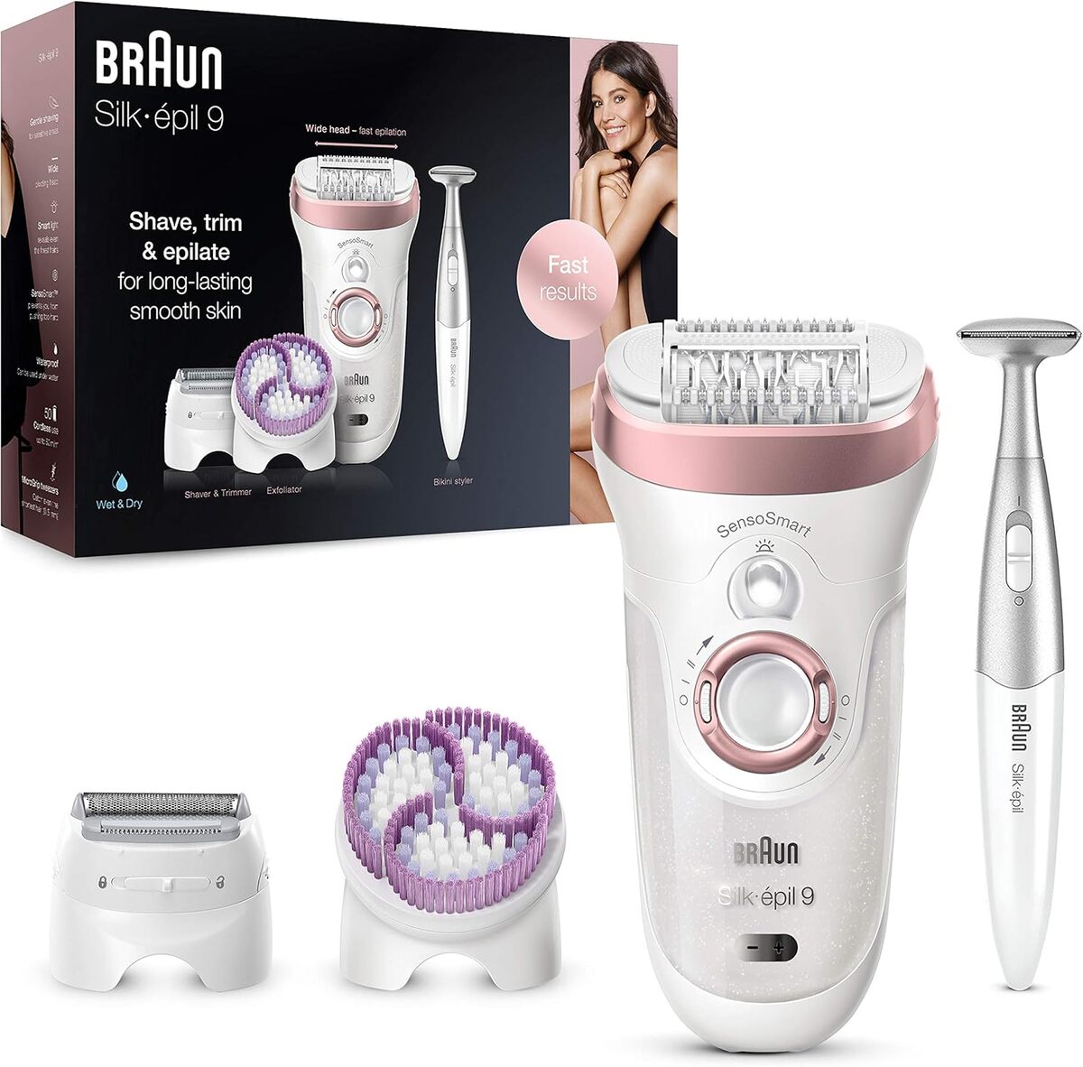 Épilateur Électrique Braun Silk-épil 5 Soft - Occasion Fonctionnel, Epilation Longue Durée