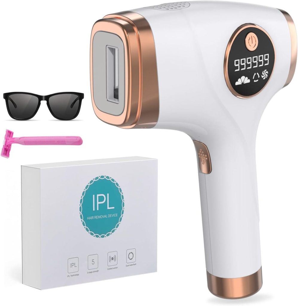 Test de l'épilateur portable IAEVGGA IPL : efficacité à domicile