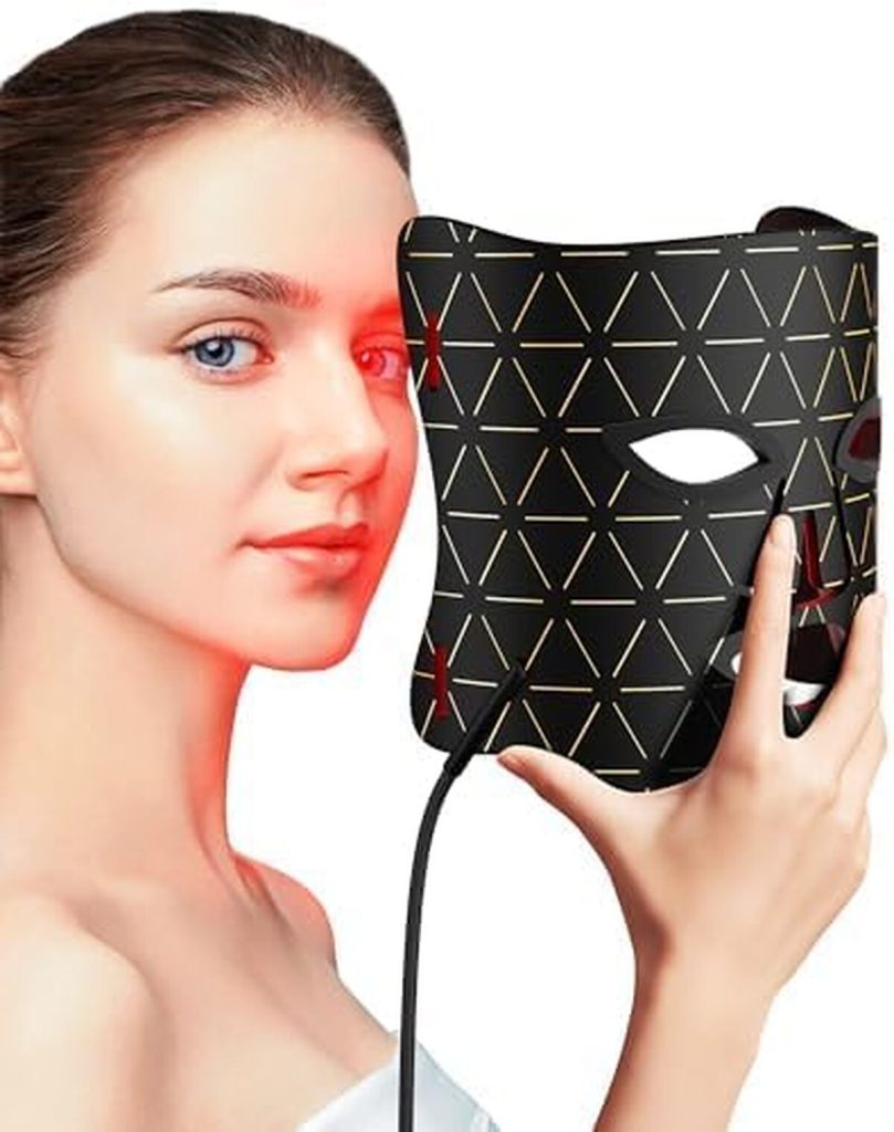 Test du masque LED FOLOKE à lumière rouge pour des soins de peau optimisés