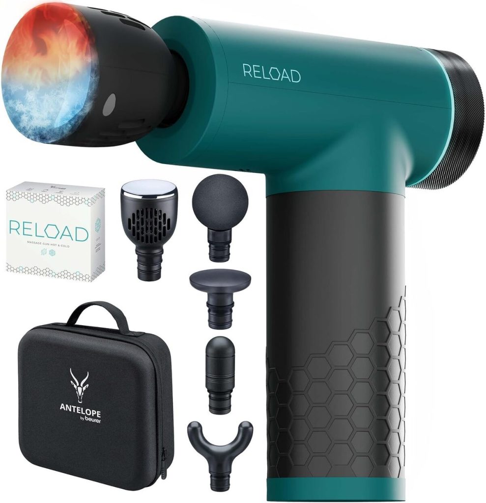 Test du pistolet de massage Antelope Beurer RELOAD : chaleur, froid et puissance sans fil