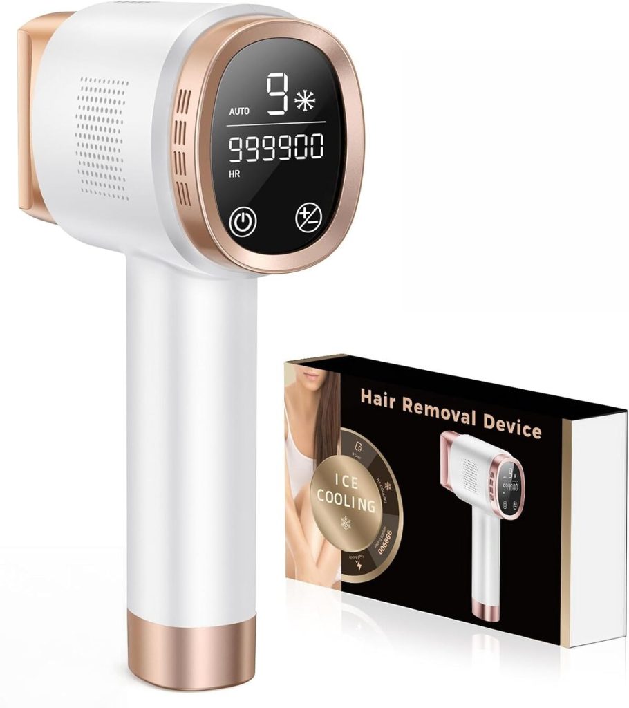 Test : épilateur lumière pulsée refroidissant, épilation laser 9 niveaux