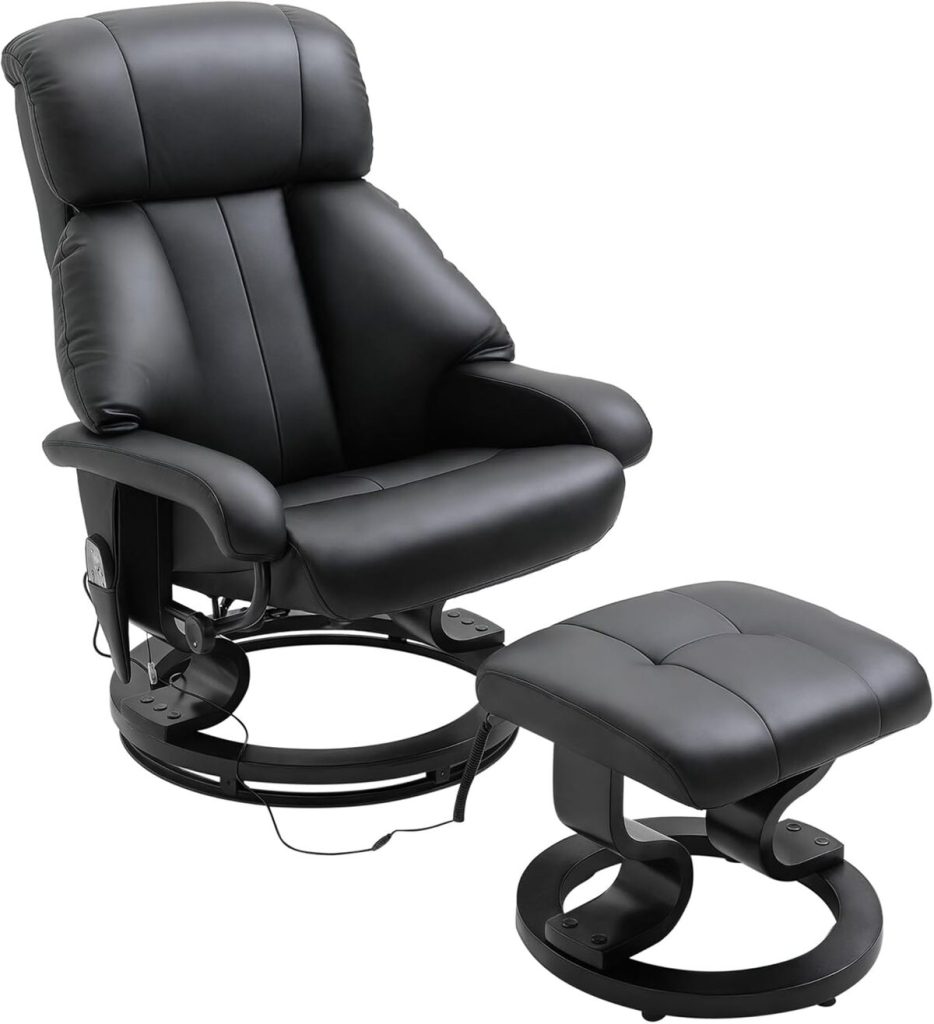 Test : fauteuil de massage électrique HOMCOM avec repose-pieds