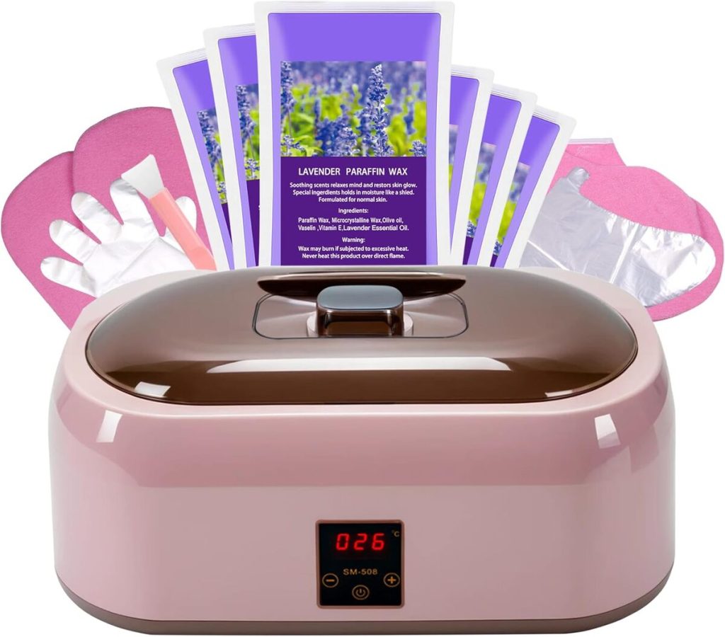 Test : appareil à cire de paraffine 4000 ml et kit pour mains et pieds