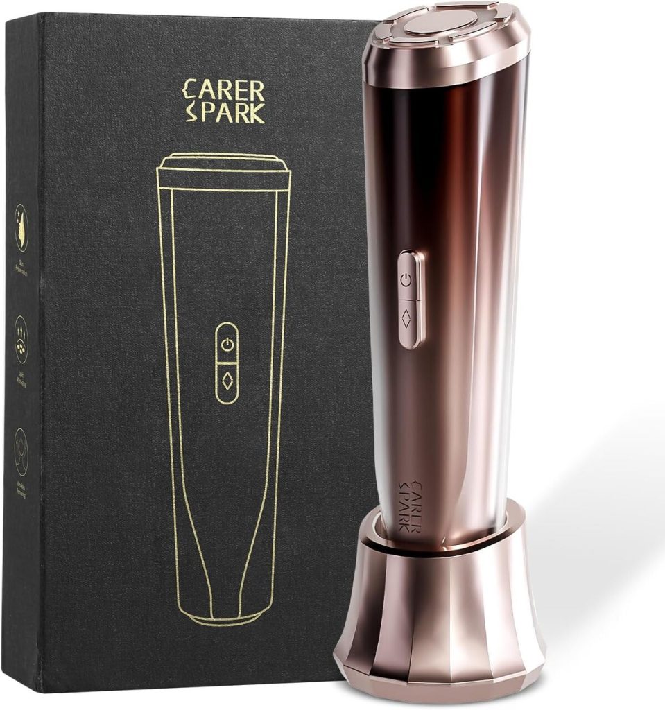 Test de l'appareil de radiofréquence Carer Spark 3MHz : massage anti-rides et photothérapie
