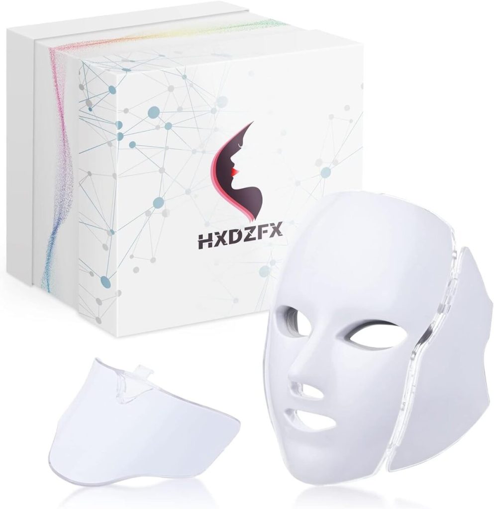 Test du masque LED HXDZFX : soin luminothérapie contre l'acné